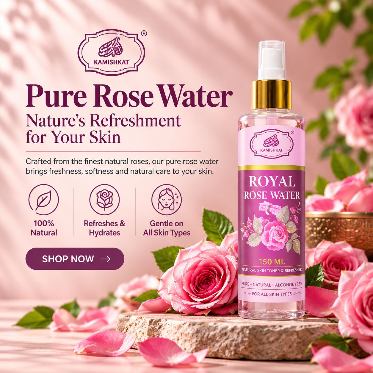 Pure Rose Water